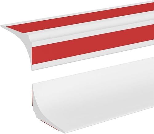 4M Bande d'étanchéité Silicone Pliable Barrage d'eau Seuil de Douche Joint Douche Barriere de Douche Retenue d'eau Anti Débordement pour Salle de Bain Evier Cuisine,25x15mm Blanc(Deux Côtés Adhésifs)