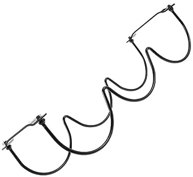 Ciieeo under Cabinet Wine Rack Metal Bottle Holder Wave Design Space Saving Wine Display Shelf for Kitchen Cellar and Home