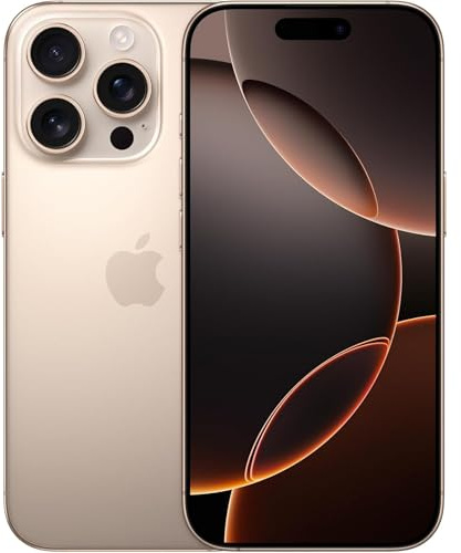 Apple iPhone (Renewed Premium) 16 Pro Max, US Version, 512GB, Desert Titanium - Unlocked