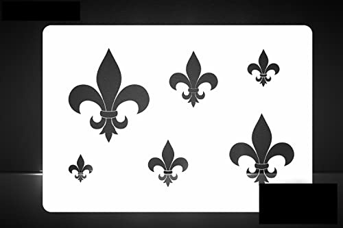 Herterich Products Plantilla de aerógrafo para lirio, plantilla de tatuaje y graffiti, diseño preciso, reutilizable y resistente a los disolventes