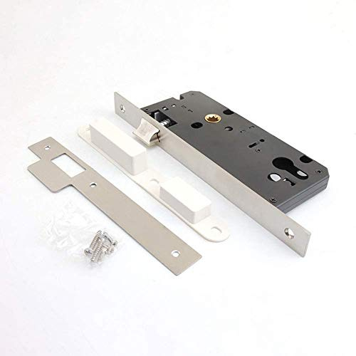 Ensemble de serrure à mortaiser de rechange Serrure à mortaiser pour porte de sécurité en acier inoxydable, 50 x 85 mm