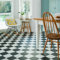 Bodenmaster PVC Bodenbelag Schachbrett Schwarz Weiss 2,00 mm (Breite: 400 cm x Länge: 400 cm)