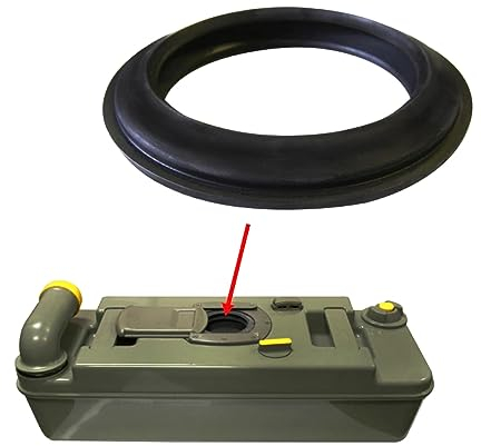 CANTONDZ 23721 Joint de lèvre de toilette Joint à lèvre pour réservoir à cassette compatible avec Thetford après 2000 C2, C3, C4, C200, C250, C400, C500