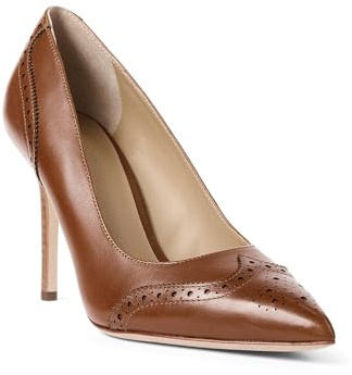 Lauren Ralph Lauren Lynden Pump Deep Saddle Tan 7 B (M)