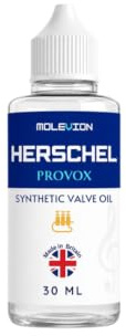 Molevion Herschel Provox Professional Valve Oil 30 ml – Best All-Round Brass Instrument Lubricant for Trumpet, Cornet, Euphonium & Baritone Valves