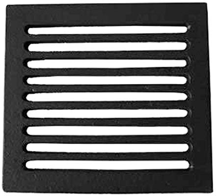 Easyricambi Griglia in ghisa per Camino e Stufa a Legna e Pellet Misura 23,5 x 23,5 cm per Caduta Cenere e aereazione