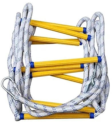 ZXCVBAS Rope Ladder,Safety Rope Ladder,Escape Ladders,Rope Ladder, Emergency Fire Escape Ladder, Emergency Ladder, High Security, Perfect for Windows And Balconies,8m/26.24ft