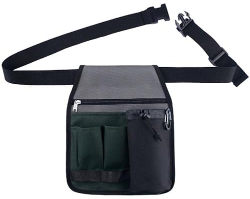 igadgitz Home U7241 Sac à outils de jardinage – Ceinture utilitaire de jardinage – Vert
