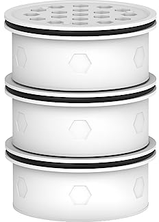 MARRIOTTO Water Filter Replacement for Ls Home Dispenser 18 Cup/Glass Pitcher 7 Cup/Plastic Pitcher 10 Cup/Plastic Pitcher 7 Cup, 3 Activated Carbon + Ion Exchange Filter