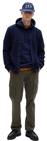GAP Mens Cargo Pant Black Moss 36X30