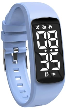 aswan watch Orologio Digitale Bambina Bambino con Cronometro,Contapassi,Distanza e Calorie Senza APP,Calendario,Sveglia-Orologio Fitness Tracker per Ragazze e Ragazzi con Cinturino in Silicone