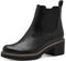 MARCO TOZZI Damen Chelsea Boots Vegan mit Blockabsatz, Schwarz (Black), 40 EU