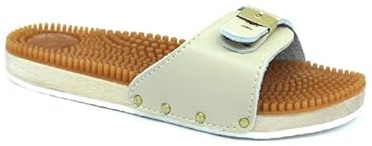 M.a.u.r.i. Zoccoli - Ciabatte da Uomo - MOD. PIOLI - Sabbia - Fondo Legno - Made in Italy Beige
