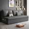 WEIDPHL 3-In-1 Schlafsofa, Schlafcouch Mit Ausziehbett, Schlafsofa Mit Stauraum Für Wohnzimmer Und Büro,Dark Gray