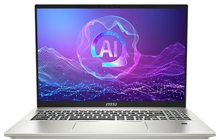 MSI Prestige A16 AI A3XMG-077ES Copilot PC portátil Profesional 16 pulg, 16:10 UHD 3840x2400, AMD Ryzen AI 9 HX 370, AMD Radeon Graphics, 32GB RAM, 1TB SSD, Windows 11 Home Advanced, QWERTY Español