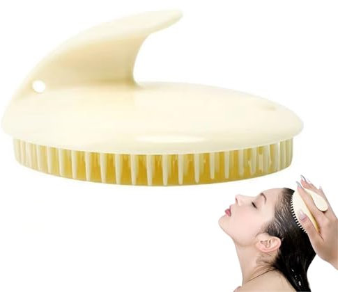 Niesel Shampoo Kopfhautbürste - Kopfhautmassagegerät Bürste - Manueller Haarschrubber Peeling Kamm für Frauen Männer