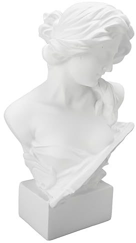 Zerodis Statua del Busto della Dea Greca, Scultura in Resina, Arte della Decorazione dell'home Office Dal Design Vintage