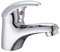 JT Pickfords | Dallas Bathroom Single Lever Chrome Mono Basin Sink Mixer Tap with Slotted Spring Waste