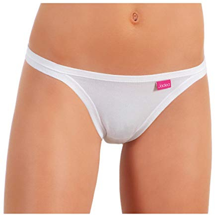 JADEA - Tanga Donna 507 3 Pezzi, Bianco, 3