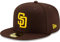 New Era San Diego Padres MLB AC Performance Brown 59Fifty Basecap - 7 1/2-60cm (XL)