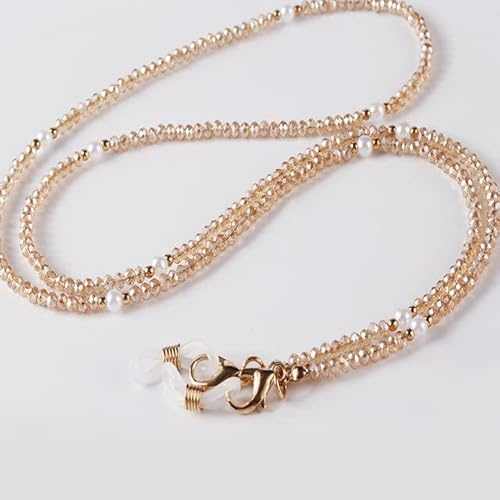 SOREZE Perles colorées Masque Sangle Collier Lunettes chaîne Porte-Lunettes Lunettes de Soleil lanière pour Femmes Filles Lunettes Cordon