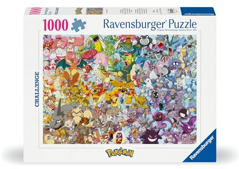 Ravensburger Puzzle 12000460 - Challenge Pokémon - 1000 Teile Puzzle für Erwachsene und Kinder ab 14 Jahren, Pokémon Puzzle, Pokémon Geschenke