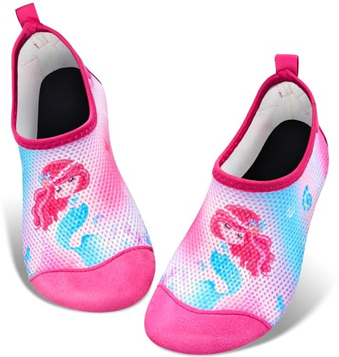 Zapatillas de Playa Descalzas de Secado Rápido Malla Suave Zapatos de Agua para Niños y Niños Swim Beach Surf Yoga