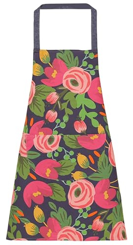 FAIRYGATE Floral Apron Vintage Style Aprons Shabby Chic Ditsy Peony Flower Design Gift Idea Retro 1950's Sugarcraft Apron Pinny A5731