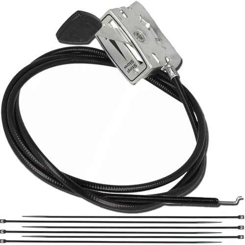 ZAMDOE Palanca de Acelerador Universal 60» Palanca de Interruptor de Control de Cable rígido para Howard Rotavator 200 para Briggs Stratton para Kohler 300 350 352 para Muchos cortacéspedes