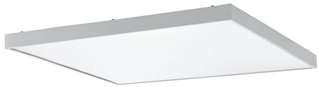 EGLO LED Panel Piglionasso, L x B 59,5 cm, 4500 Lumen, Deckenlampe quadratisch, Küchenlampe, Bürolampe, Deckenleuchte neutralweiß