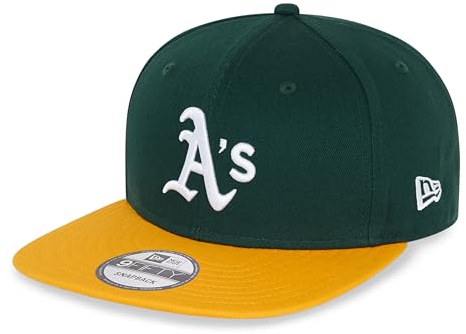 New Era Oakland Athletics MLB Essentials Green Yellow 9Fifty Snapback Cap - S-M (6 3/8-7 1/4)