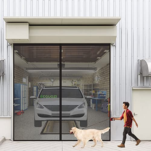 Magnetic Screen Door 150 x 200 cm Mesh Fly Curtain with Enhanced Magnets Fits Door Size Up to Mesh Curtain for French Doors Patio Door Black