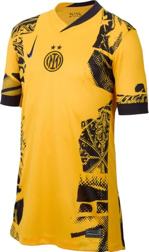 Nike Tercera Equipación Stadium Inter De Milán 2024/25 Camiseta De Fútbol Replica Dri-Fit - Niño/A, University Gold/Blackened Blue/Lyon Blue, FQ2252-741, L