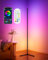 rhinowisdom LED Stehlampe Wohnzimmer Dimmbar, mit Fernbedienung & APP, für das Wohnzimmer, mit 16 Millionen Farben und 300 Szenenmodi, Musik-Sync, DIY-Modus & Timing, für Wohnzimmer, Schlafzimmer, TV