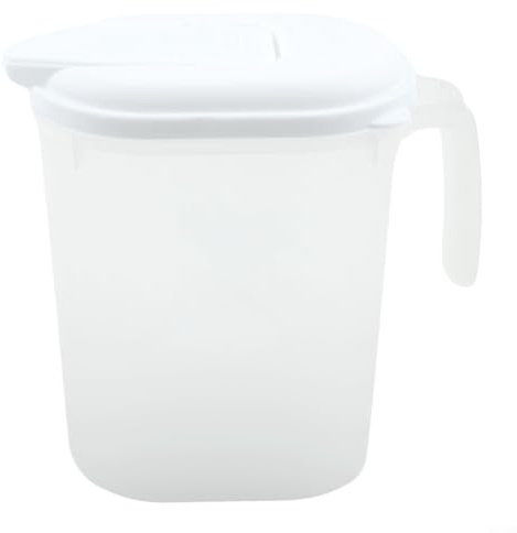 Jarra de 8 litros con tapa para agua, jugo y leche, perfecta para uso doméstico