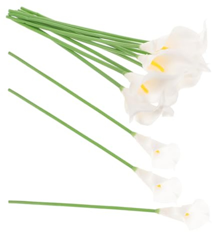 Cabilock 15pezzi Fiori Di Giglio Realistici Lungo Fiori Artificiali Per Vasi Bouquet Da Sposa Decorazioni Floreali Finte Composizioni Floreali Riutilizzabili