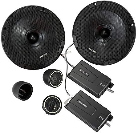 KICKER 46CSS674 CS-Series CSS67 6.75-Inch (165mm) Component System with .75-inch tweeters, 4-Ohm (Pair)