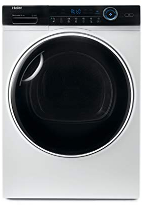 Haier HD90-A3979-S Sèche-linge I-PRO SERIES 7 - Pose libre, Pompe à chaleur induction, 9 kg, Moteur Inverter, Tambour XXL avec LED, 14 programmes, i-Time, i-Refresh, Infroissable, Classe A+++