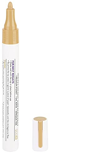 Tomotato Stylo de Peinture pour Marqueur de Voiture, Lettrage de Pneu de Voiture Marqueur Imperméable Marqueur de Peinture de Pneu Professionnel Stylo de Peinture General Motor(Or)