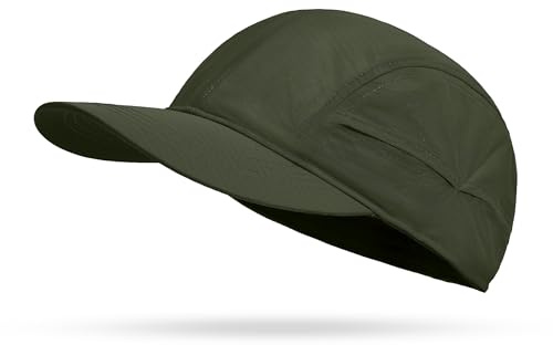 CLAPE Sommer Basecap Herren Wasserdicht Sport Cap Atmungsaktive Laufcap Leichte Sonnenkappe Mesh Baseball Cap Grün Green WBBC1