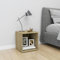 CKioict TV möbel DVD Schrank Wohnzimmer Möbel TV-Schrank Sonoma-Eiche 37x35x37 cm HolzwerkstoffFür Wohnzimmer und Esszimmer