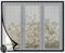 Mückenschutzgitter, Fenstergitter, austauschbar und waschbar/Netz austauschbar, perfekt für verschiedene Fenstertypen, 140 x 195 cm, Schwarz