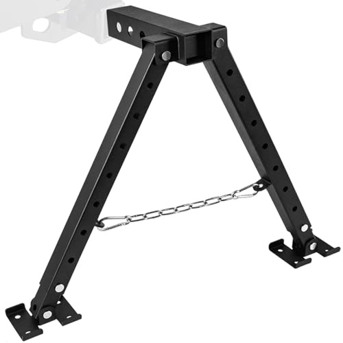 VANROUG Hitch Mount Stabilizer Fit 2'' RV Stabilizer Hitch Stand for RV 5th Wheel Motor Homes, Travel Trailers Truck Campers, Adjustable Height of 17.7 to 29.9