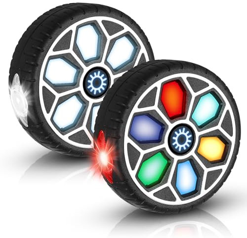 Kinderwagen Licht,2 Stück Kinderwagenlicht,Kinderwagen Beleuchtung,6 Leuchteffekte,Kinderwagen-Wanderlicht Für Alle Kinderwagen,Außenbereich Bei Nacht,Wasserdicht,Batteriebetriebene