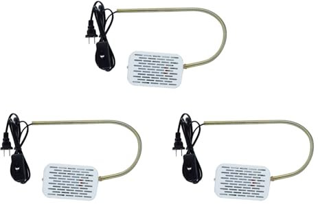 Feeuid 3X Vogelkäfig-Heizung, Simulierte Natürliche Umgebungsbeleuchtung, Wärmende Wärmelampe, Anti-Wärmerlicht für Papageien, Papageien