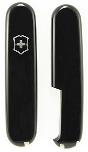 Victorinox Plus Scales - Black with Pen Slot for 91mm Swiss Army Knife handles