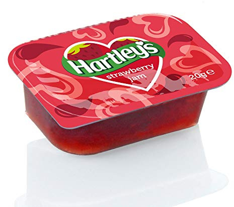 Hartleys Strawberry Jam Portions - 1x100x20g
