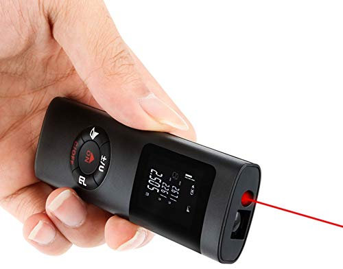 Télémètre Laser de 40 m avec Batterie au Lithium Rechargeable, Mesure la Distance, la Zone, Le Volume