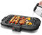 Aigostar Tasty - Grill sin humo, plancha de asar, barbacoa eléctrica para interiores, 2000W, tamaño compacto, uso con agua: evita manchas y humo, bandeja recoge grasa, termostato.