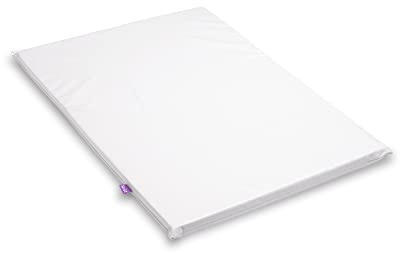 SnuzKot Baby Changing Mat to Fit Snuz Changing Unit - Waterproof PVC & Foam for Comfortable Nappy and Clothes Changing - Wipe Clean - 44 x 66cm - White